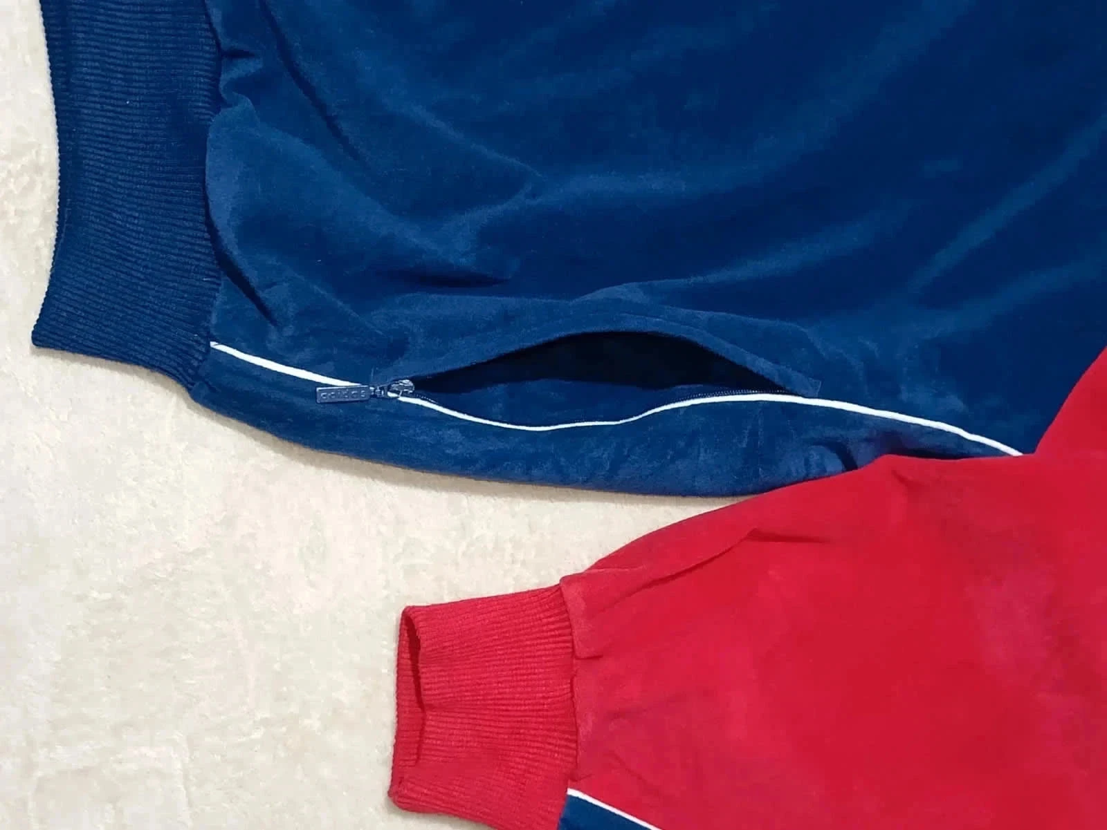 Rode blauwe Adidas vintage Y2K trackjas F180 (M) – photo 6
